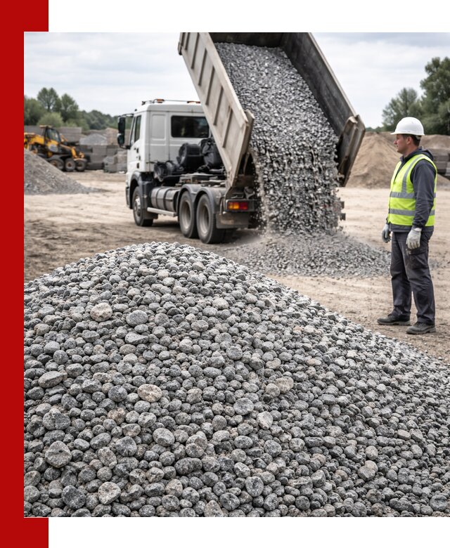 Доставка и продажа гранитного щебня фракции 5-20 в Магнитогорске