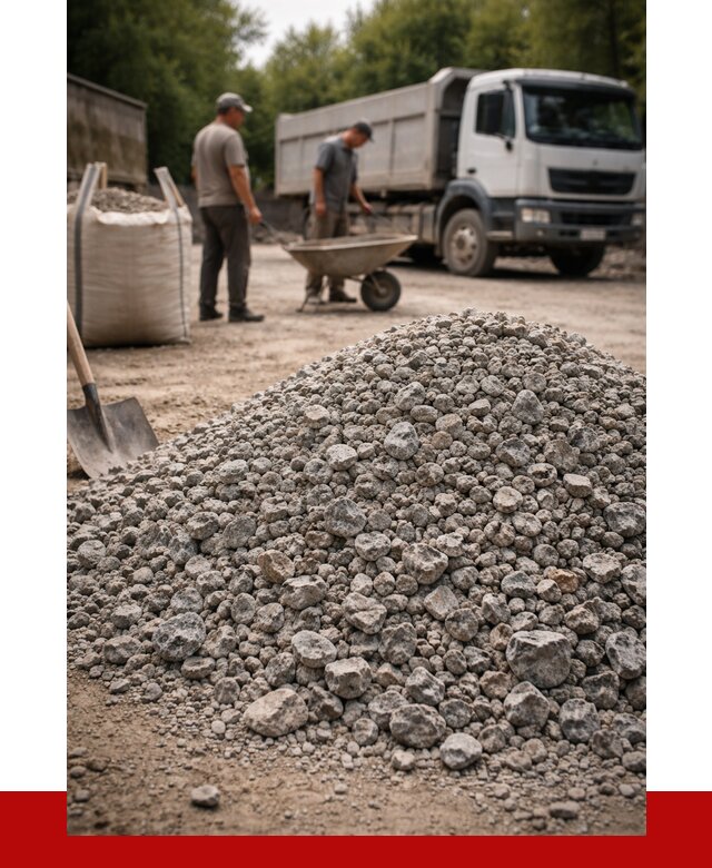 Гранитный щебень фракция 20-40 в Магнитогорске от 3310 руб. ПРОНЕРУДМгн