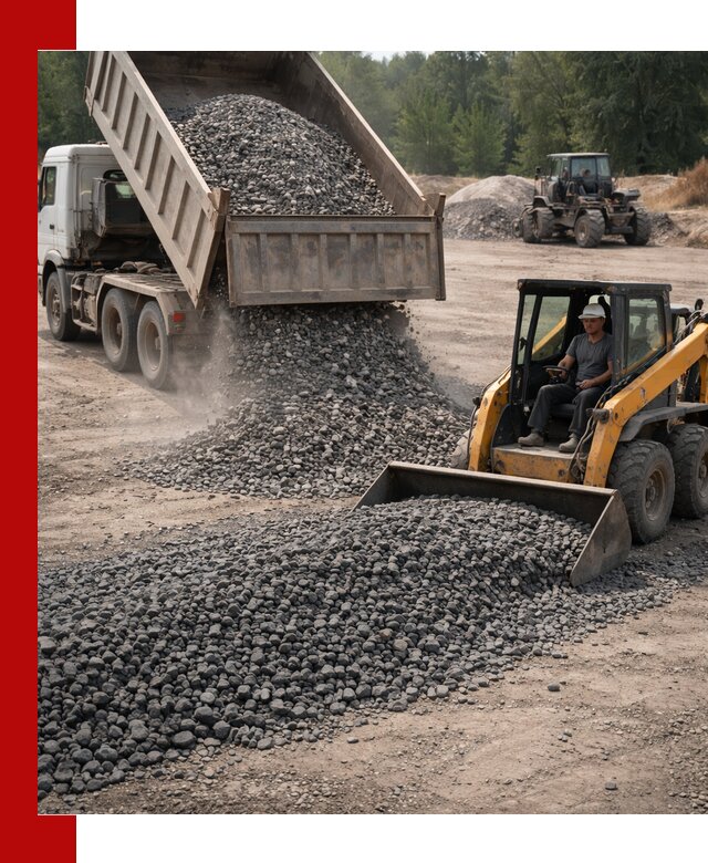 Гранитный щебень фракция 40-70 с доставкой в Магнитогорске