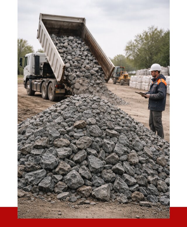 Гранитный щебень фракция 100-200 в Магнитогорске от 4345 р. ПРОНЕРУДМгн