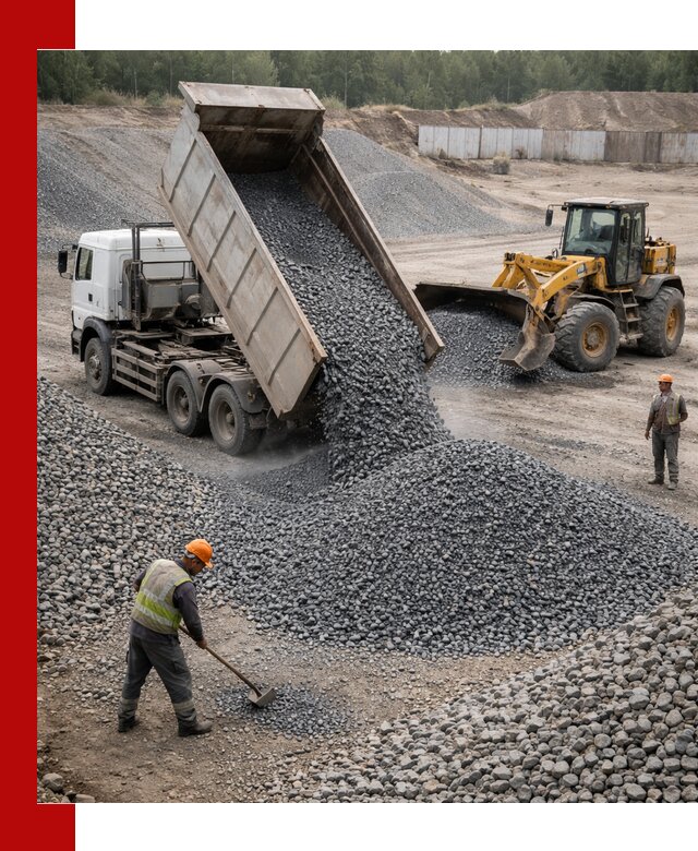Щебень габбро-диабаз фр. 5-20 с доставкой в Магнитогорске