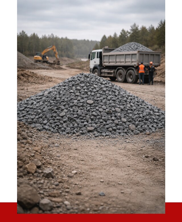 Щебень габбро диабаз фракция 40-70 в Магнитогорске от 2276 р-ПРОНЕРУДМгн