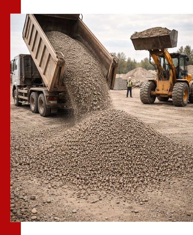 Гравийный щебень фракция 3–10 с доставкой в Магнитогорске