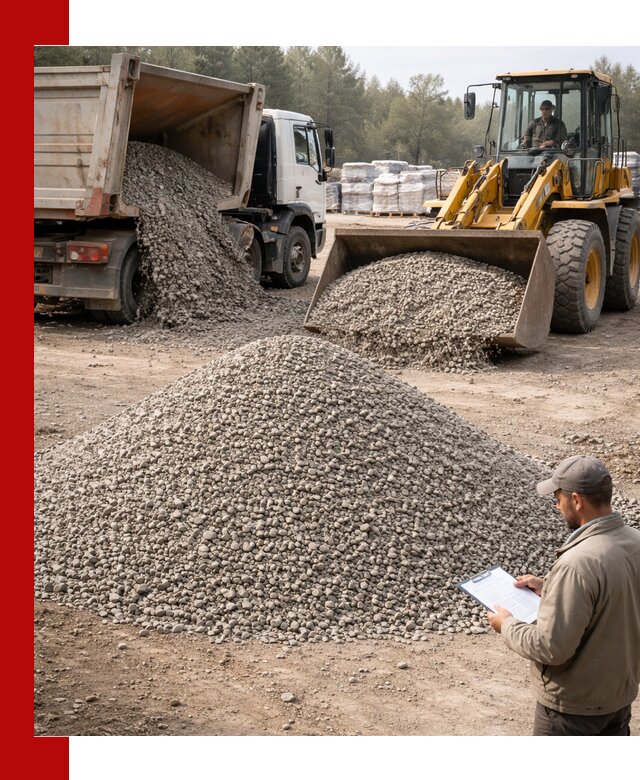 Гравийный щебень фракция 5–10 с доставкой в Магнитогорске