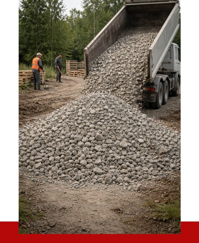 гравийный щебень фракция 70-120 в Магнитогорске от 2535 р. ПРОНЕРУДМгн