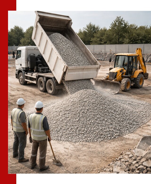 Купить известняковый щебень фракции 5–10 мм с доставкой в Магнитогорске