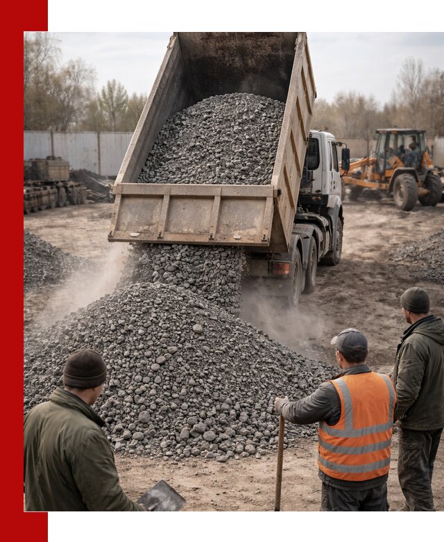 Доставка шлакового щебня в удобные сроки по выгодной цене в Магнитогорске