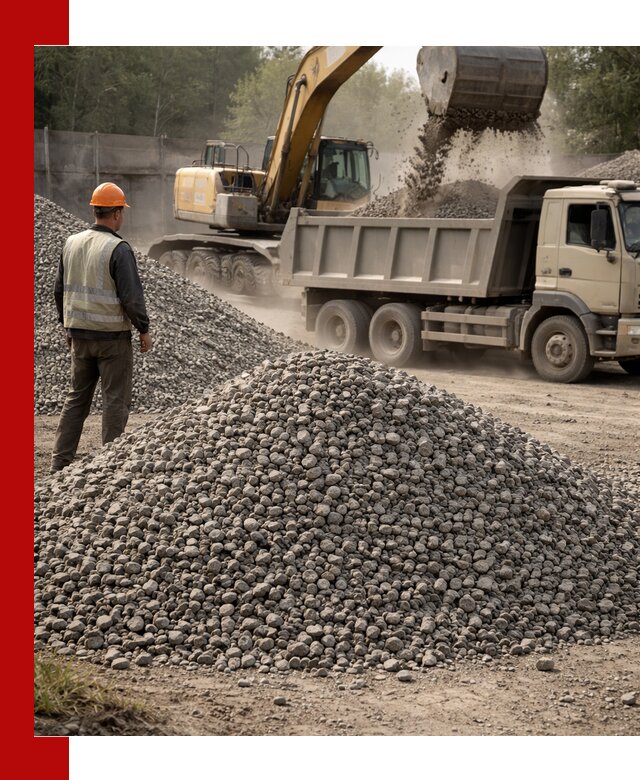 Шлаковый щебень фракция 5-20 с доставкой в Магнитогорске