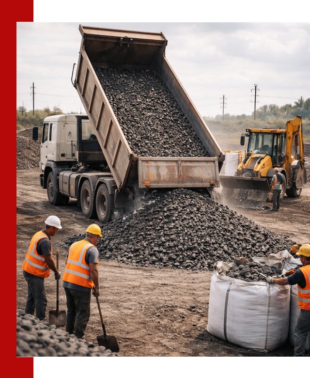 Шлаковый щебень фракция 40-70 с доставкой в Магнитогорске