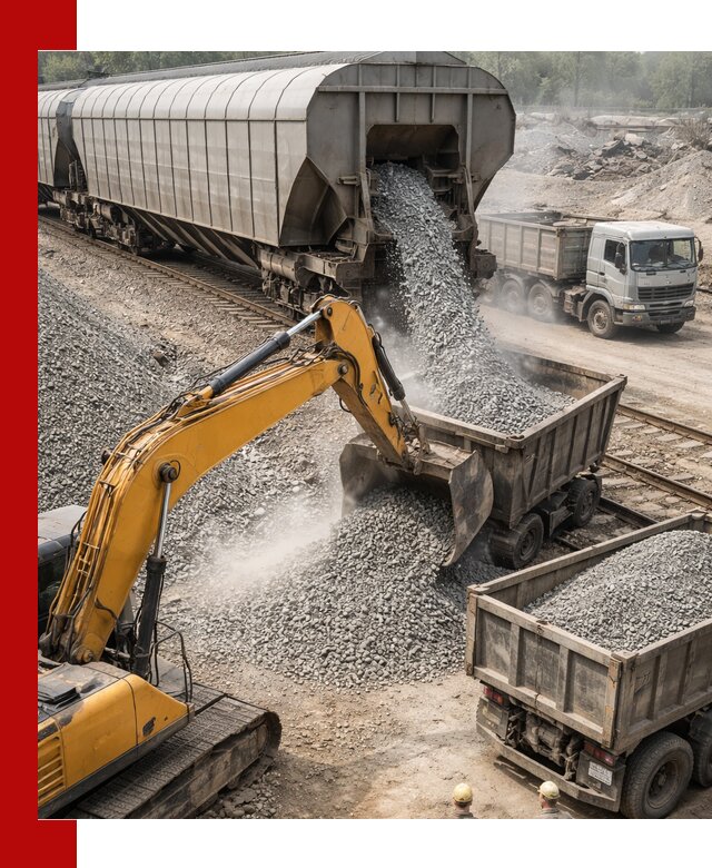 Доставка железнодорожного щебня в Магнитогорске крупными партиями быстрого отгруза