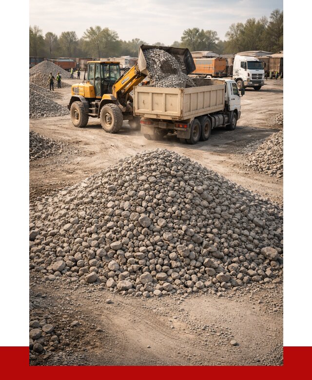 Вторичный щебень фракция 40-70 в Магнитогорске от 1800 р, ПРОНЕРУДМгн