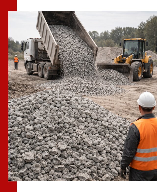 Доставка бетонного щебня фракции 20-40 в Магнитогорске