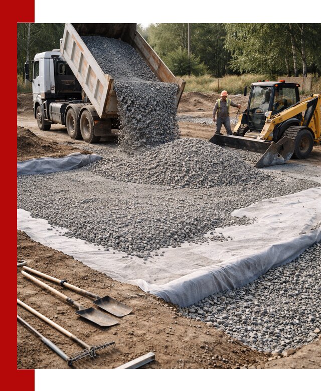 Щебень для фундамента с доставкой в Магнитогорске