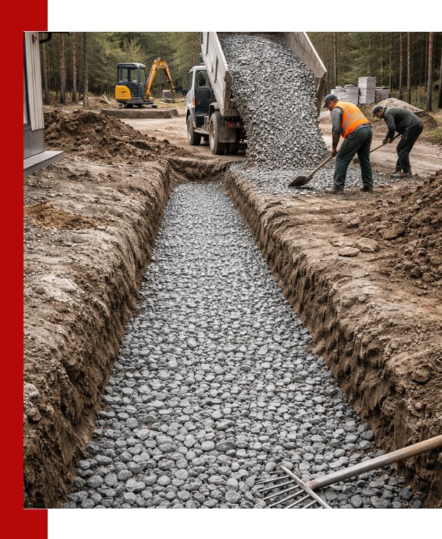 Щебень для дренажа с доставкой в Магнитогорске высокого качества