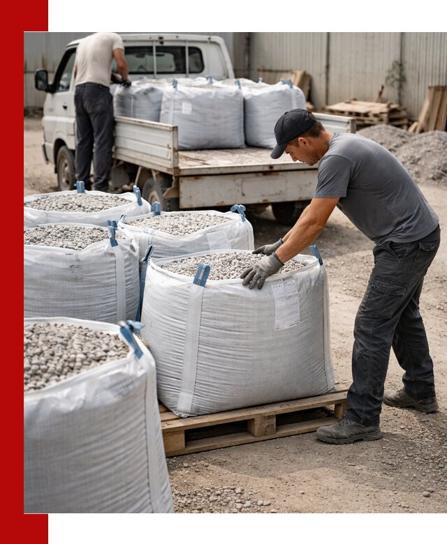Доставка щебня в мешках по выгодным ценам в Магнитогорске