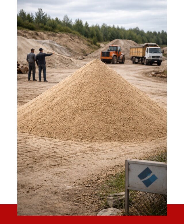 Карьерный песок навалом в Магнитогорске от 1862 р. | ПРОНЕРУДМгн