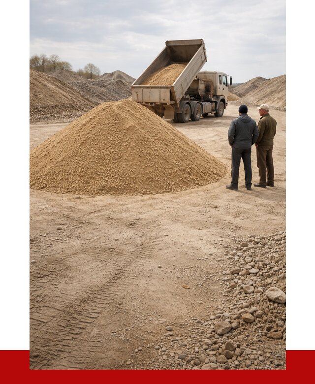 Карьерный песок крупнозернистый в Магнитогорске от 8793 р | ПРОНЕРУДМгн