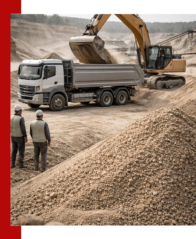 Карьерный крупнозернистый песок с доставкой в Магнитогорске