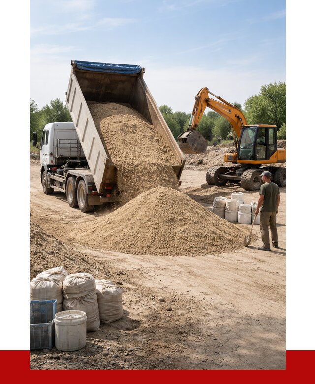 Купить речной песок в Магнитогорске от 1241 р. за куб | ПРОНЕРУДМгн