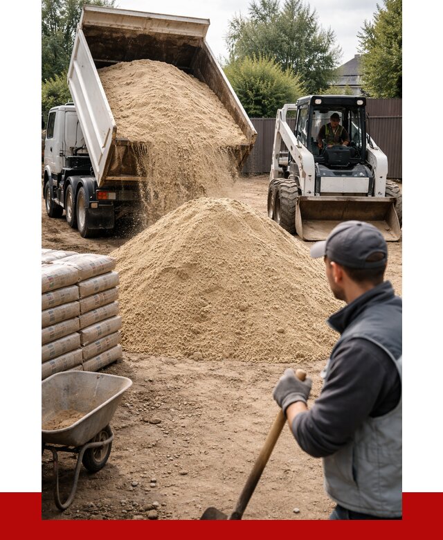 Мытый речной песок с доставкой в Магнитогорске от 1500 р. | ПРОНЕРУДМгн