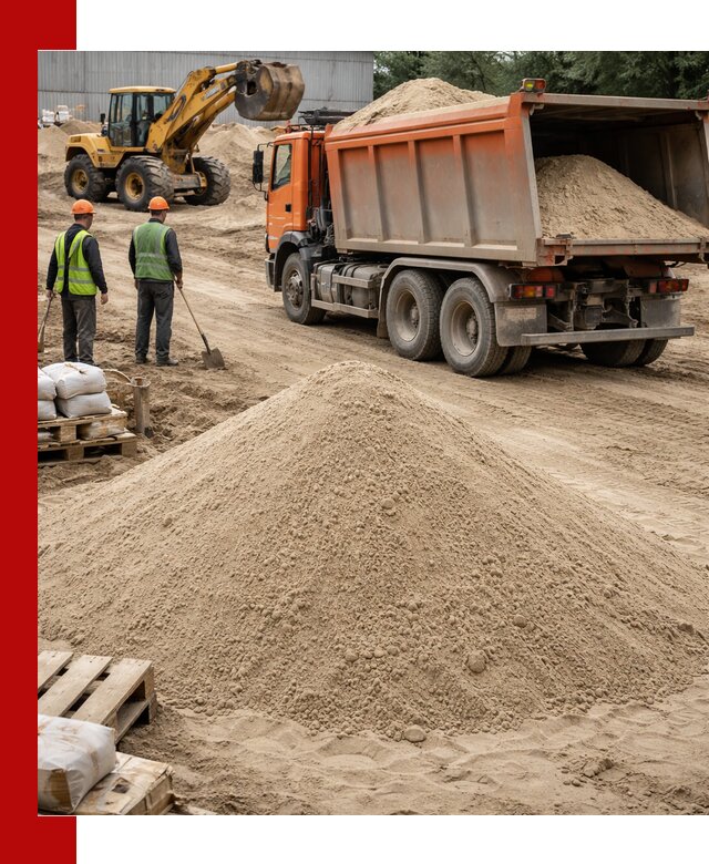 Доставка и продажа мытого речного песка в Магнитогорске