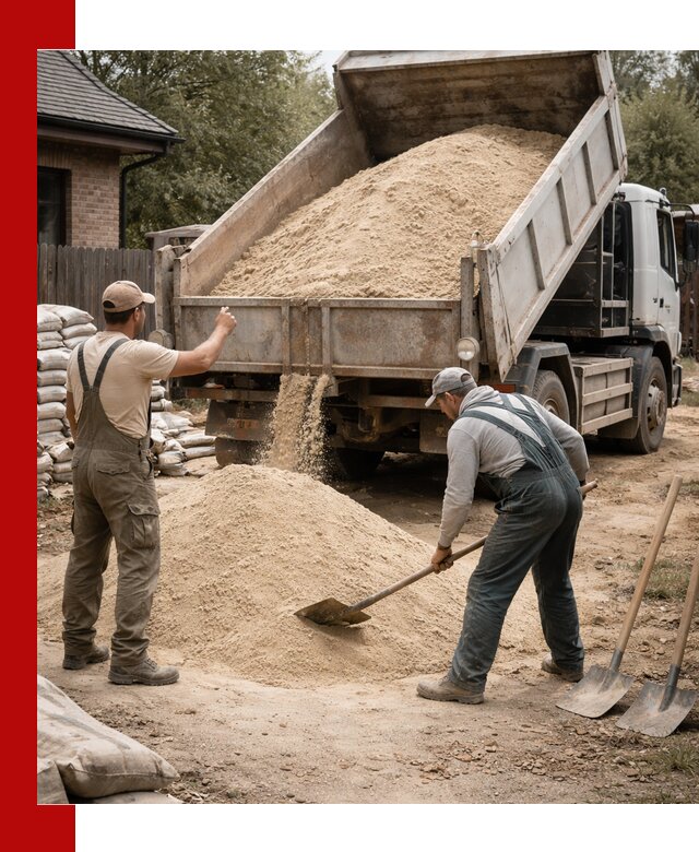 Песок для штукатурки с доставкой в Магнитогорске качественный и чистый