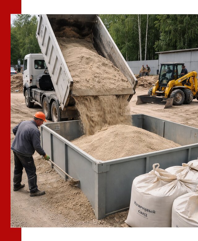 Кварцевый песок для фильтра в Магнитогорске — доставка и качество