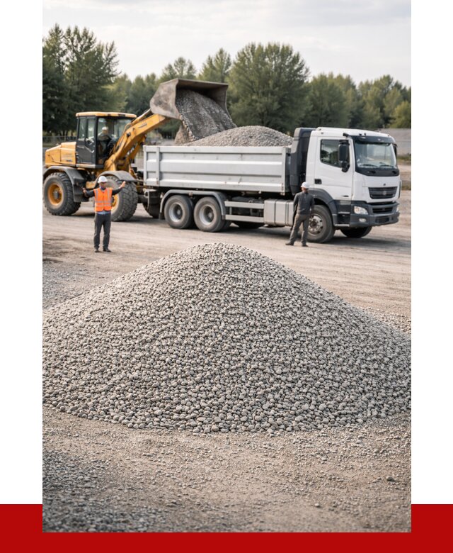 Купить мытый гравий в Магнитогорске от 3621 р, доставка ПРОНЕРУДМгн