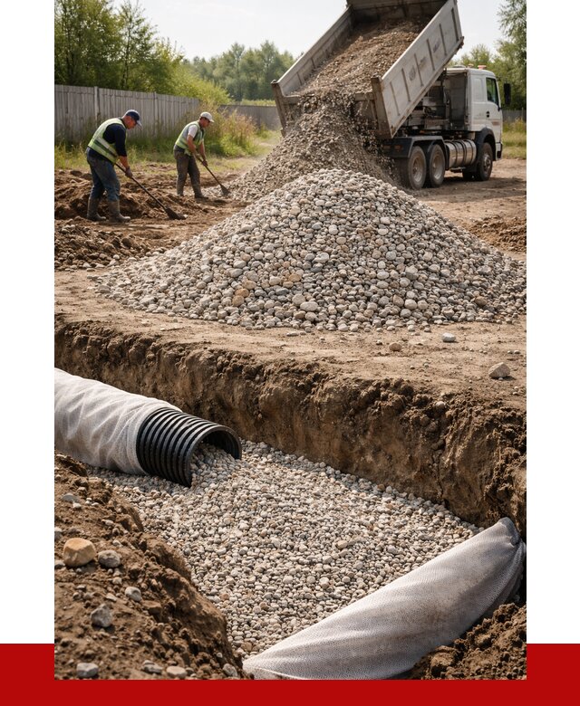 Гравий для дренажа в Магнитогорске от 2276 р., доставка ПРОНЕРУДМгн