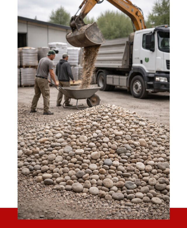 Галька декоративная в Магнитогорске от 3310 р. за куб | ПРОНЕРУДМгн