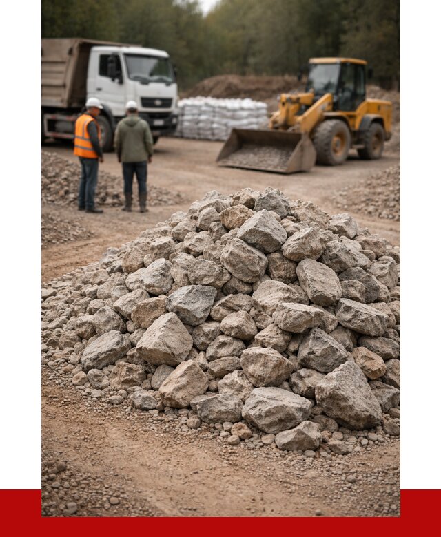 Купить бутовый камень с доставкой в Магнитогорске от 2379 р. | ПРОНЕРУДМгн