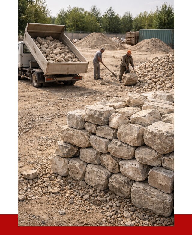 Бутовый камень известняковый в Магнитогорске от 4345 р. | ПРОНЕРУДМгн