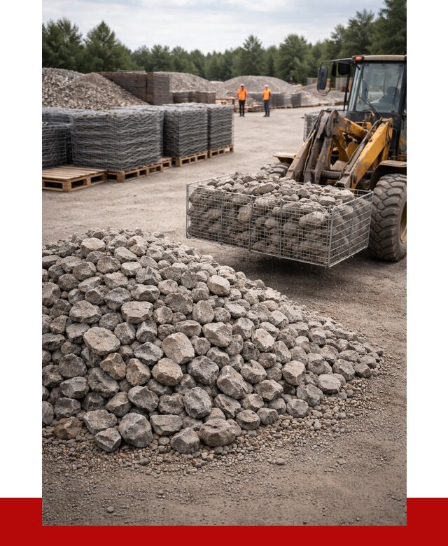 Камень для габионов фракция 70-150 в Магнитогорске от 4345 р. | ПРОНЕРУДМгн