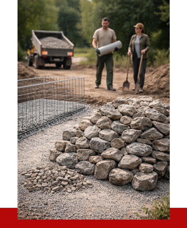 Камень для габионов фракция 100-200 в Магнитогорске от 4966 р. | ПРОНЕРУДМгн