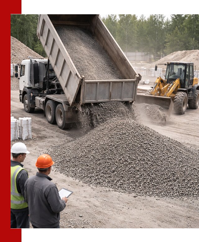 Доставка и продажа гранитного отсева 0-10 в Магнитогорске