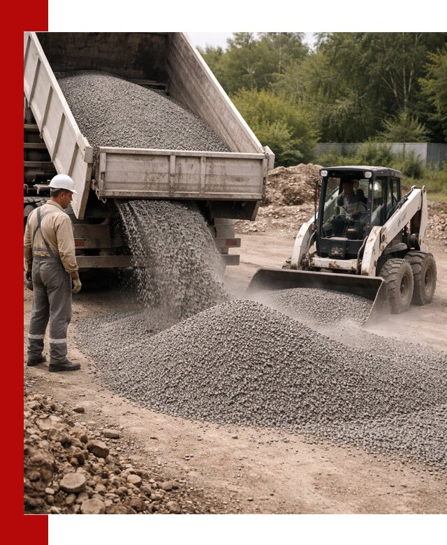 Доставка гравийного отсева 0-5 в Магнитогорске оптом и в розницу