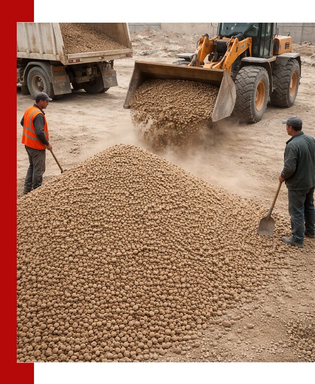 Керамзит фракция 10-20 с доставкой в Магнитогорске