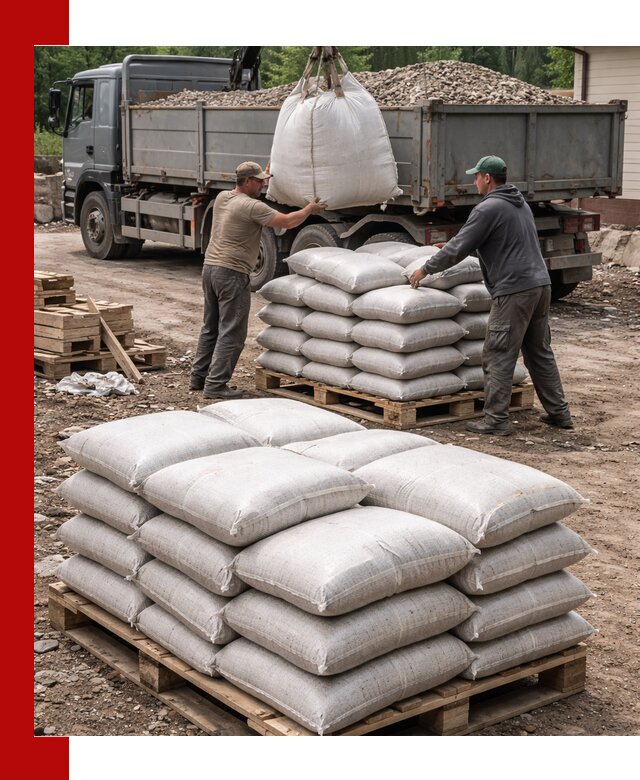 Керамзит в мешках с доставкой в Магнитогорске от компании-поставщика