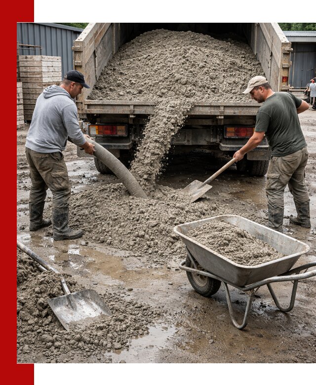 Цементно-песчаная смесь М150 доставка в Магнитогорске