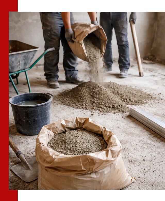 Доставка сухой смеси для стяжки в Магнитогорске