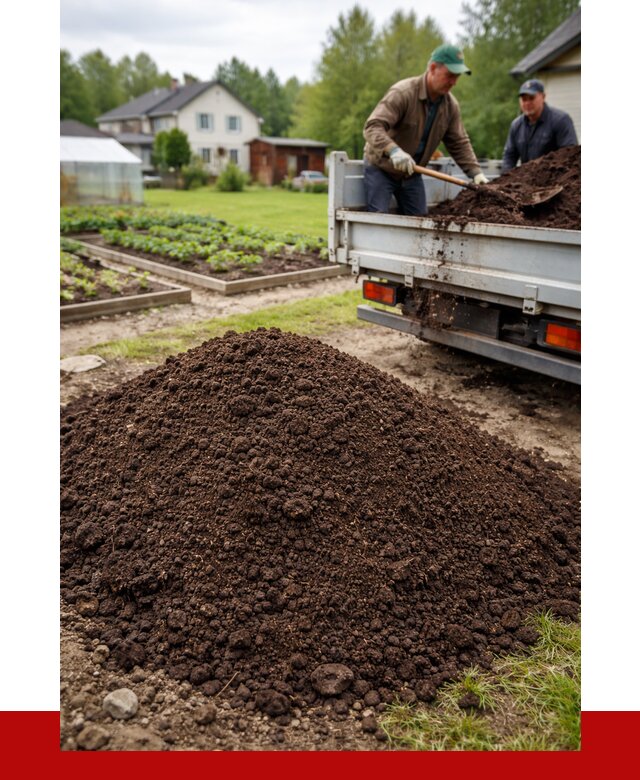 Плодородный грунт в Магнитогорске с доставкой от 4345 р. | ПРОНЕРУДМгн