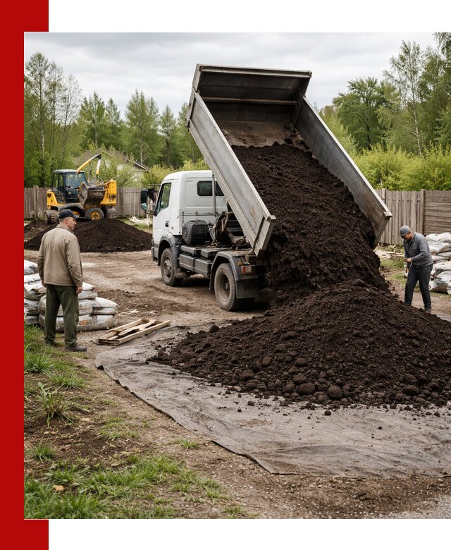 Доставка качественного почвогрунта в Магнитогорске оптом и в розницу