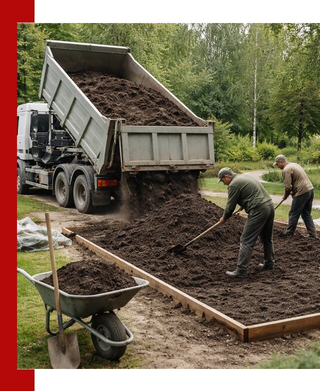 Доставка грунта для озеленения и благоустройства в Магнитогорске