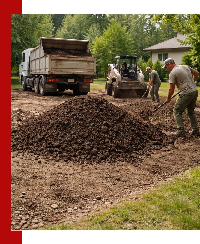 Доставка и укладка грунта для газона в Магнитогорске