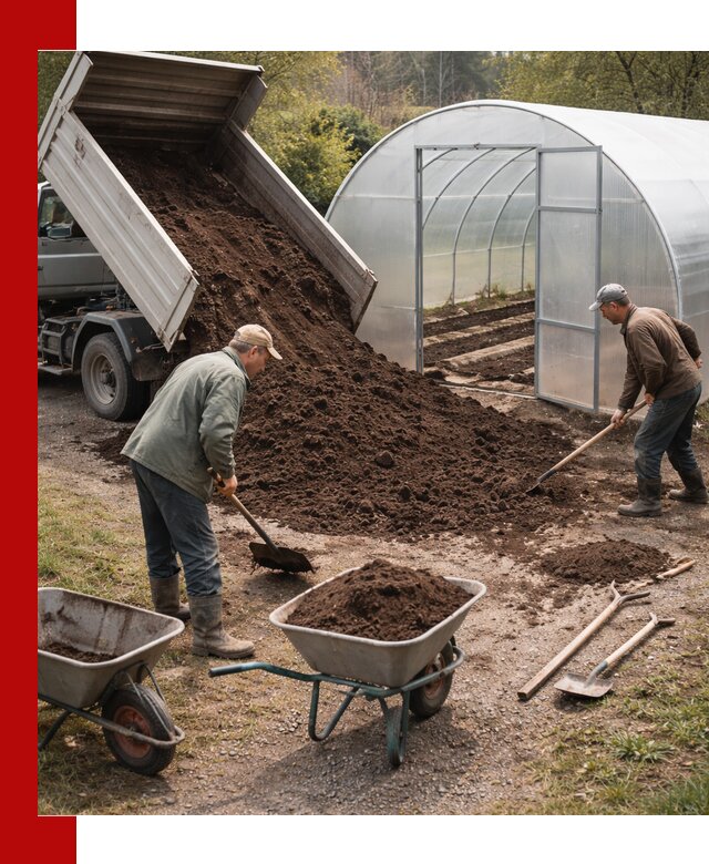 Грунт для теплицы с доставкой в Магнитогорске — плодородный субстрат под растения