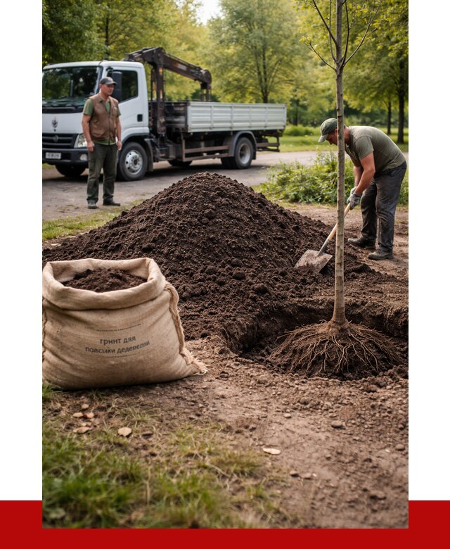 Грунт для посадки деревьев в Магнитогорске от 1241 р. | ПРОНЕРУДМгн