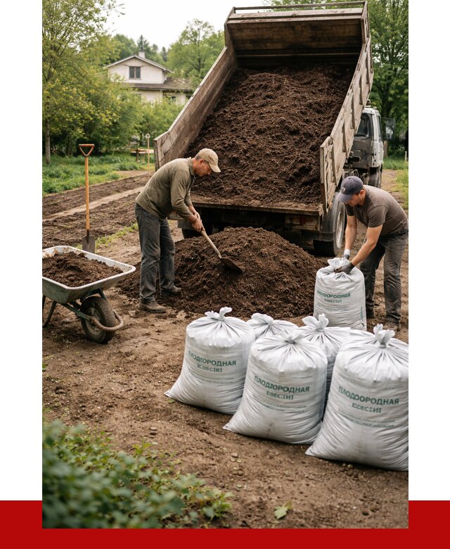 Плодородная смесь в Магнитогорске от 4345 р./куб с доставкой | ПРОНЕРУДМгн