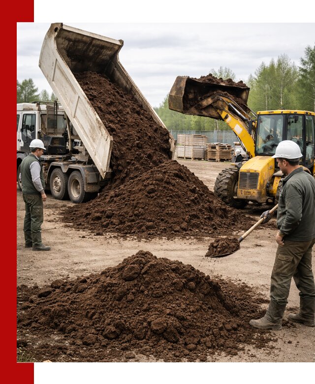 Доставка торфа оптом и в мешках в Магнитогорске