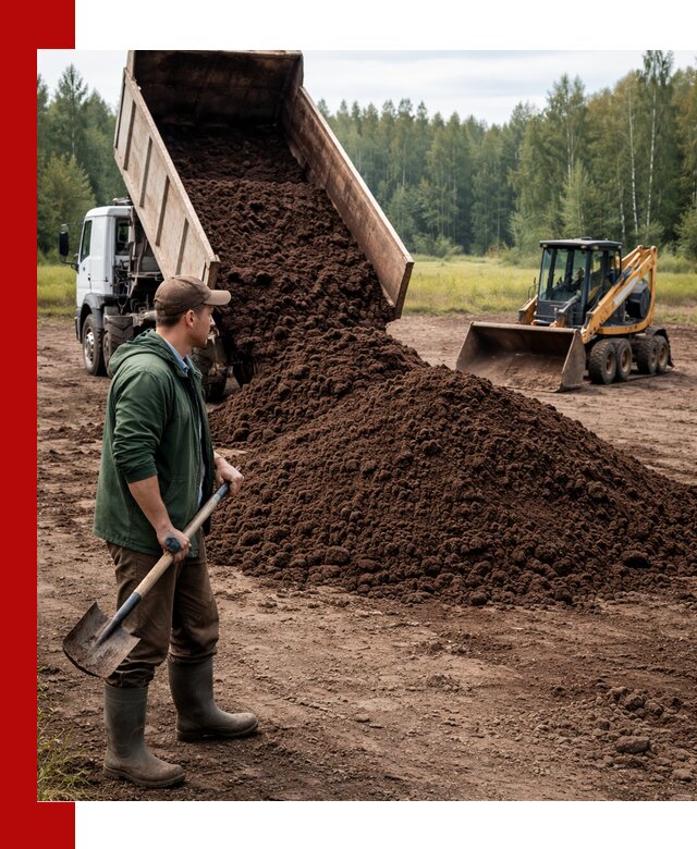 Купить верховой торф с доставкой в Магнитогорске для садоводства и растений