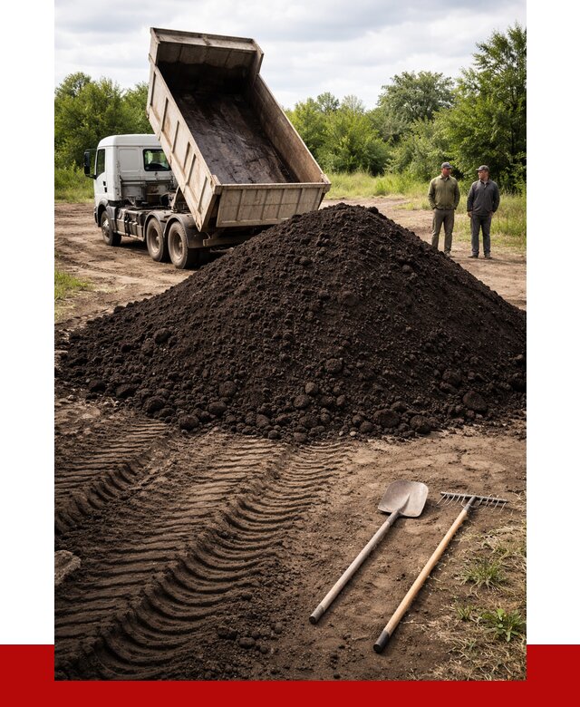 Купить чернозем навалом в Магнитогорске от 1241 р. за куб | ПРОНЕРУДМгн